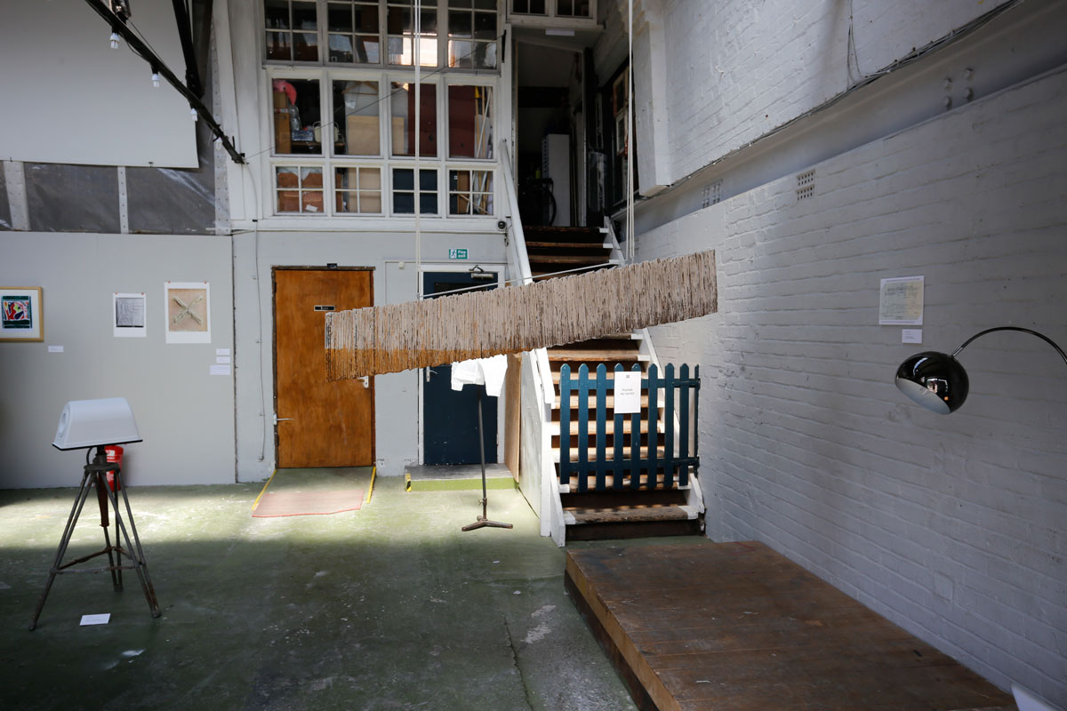 Photograph of a sculpture in The Well Studios Liverpool 2018