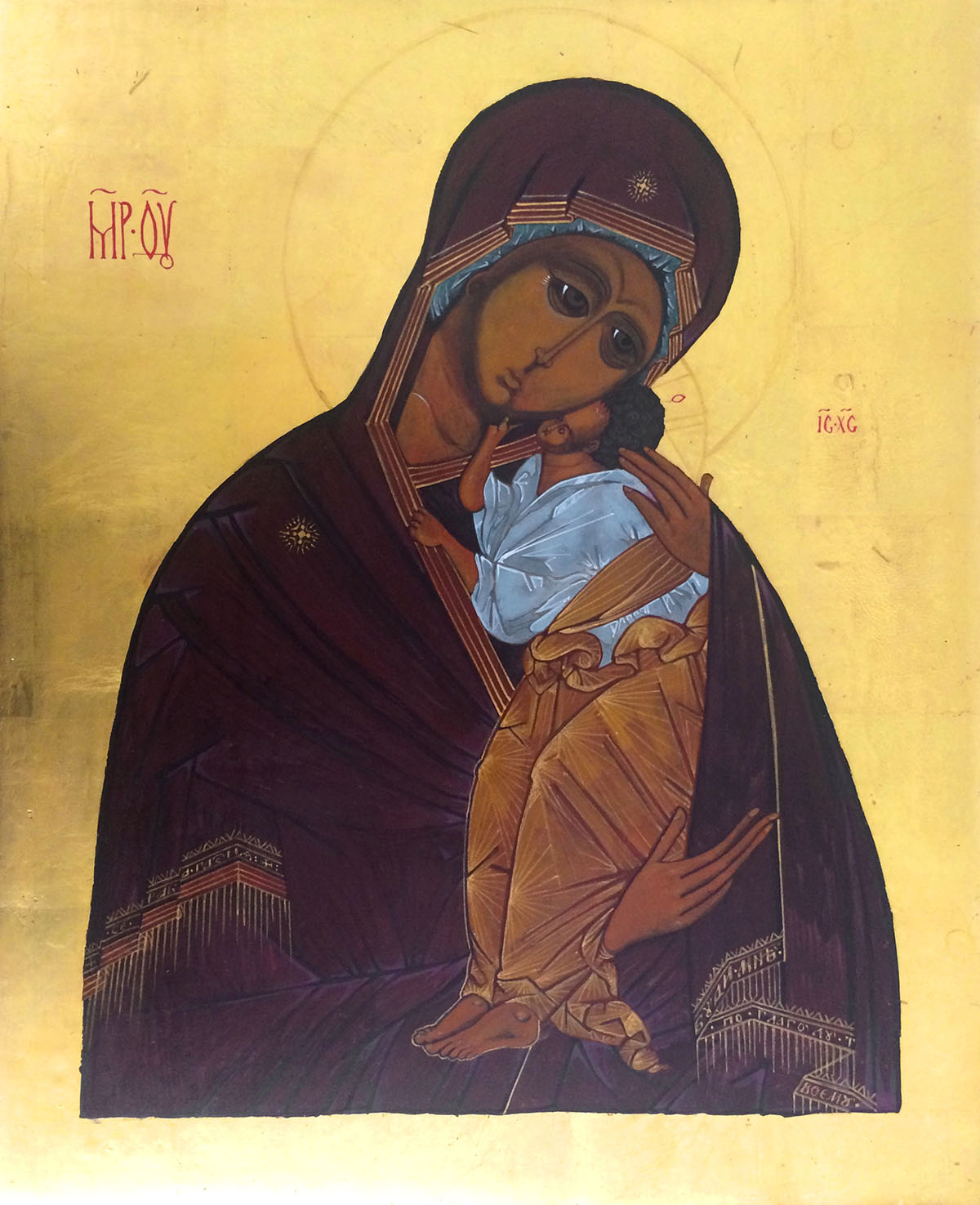 Icon Yaroslavl Virgin of Tenderness